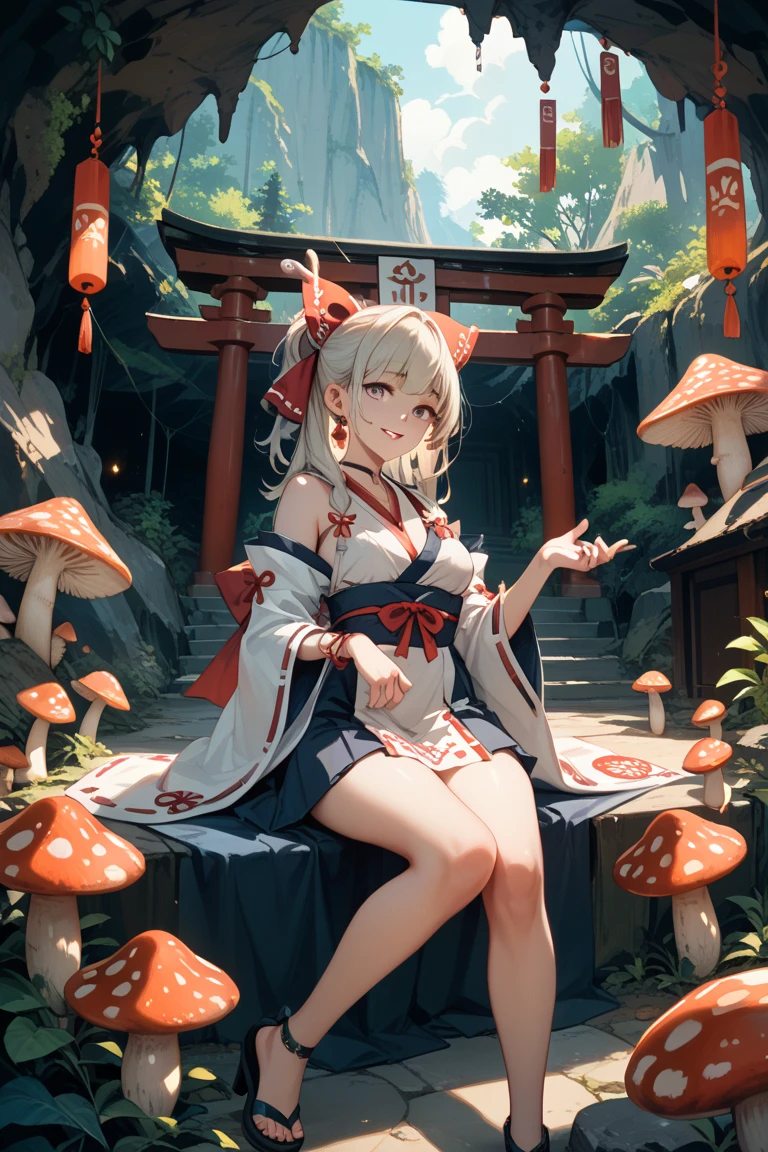 (National Science and Technology Development Administration.:1.2), (10, Best quality at best, tmasterpiece: 1.4), 超高分辨率, (realisticlying, Realistic portrait: 1.48), 30 age old, A beautyful girl, tall, gigantic cleavage breasts, Famous actor of the Japan, eBlue eyes, tilt of the head, cow boy shot, From the front, looking at viewert, Cut into thin slices., Beautiful lake,  Zeiss 150mm f/ 2.8 Hasselblad, In a shrine in Japan, full bodyesbian, the feet, ultra-wide-angle