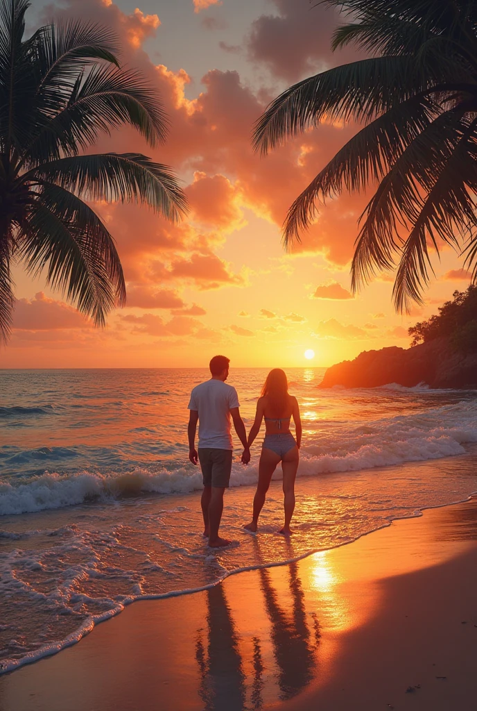 There are two people on the beach holding hands, gorgeous romantic sunset, Romantic!!!, romantic couple, Romantic, with sunset, on the beach during sunset, par, on the beach at sunset, in the sunset, in the sunset, with a sunset, on the beach at sunset, at the beach on a sunset, brilho quente, iniciante, during sunset, Amando, Foto RAW de uma paisagem, pequenos detalhes, fotorrealista,
foto ultrarrealista,
8k uhd, dslr, soft-lighting,
alta qualidade, grain of film, Fujifilm XT3,
(obra-prima)Blonde woman in black bra top posing for a photo in a studio,
mulher loira bonita, mulher loira, Blonde and attractive features,
loira mulher jovem bonita, menina loira bonita, uma loira linda,
Menina sexy com cabelo loiro longo, mulher loira nova,
longos cabelos loiros e olhos grandes, modelo feminino bonito,
cabelos loiros e olhos grandes,
sorrindo, sentada na cama, calcinha preta pequenaanjo,
ouro armadura (obra-prima, melhor qualidade, alta resolução: 1.4),
1girl, anjo, textura dos poros da pele, cabelo loiro, HD, fotografia, filme,
cinemactic, corpo inteiro, realista, (8k, foto RAW, melhor qualidade, obra-prima: 1.2),
(realista, foto-realista: 1.33), melhor qualidade, olhos detalhados azuis,
bonito, natural lightting, profundidade de campo, grain of film, pele enrugada,
sharp looking portrait, detalhado e realista de uma mulher, (sardas:0.5)