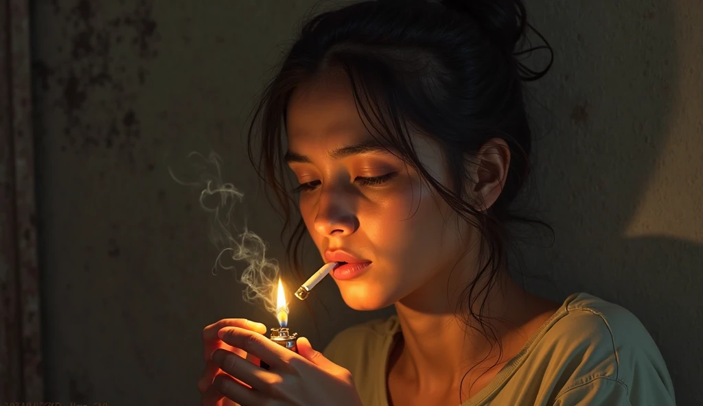 Pico urbano a noite eu fumando 