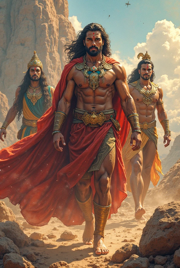Image of gods with modern avtar