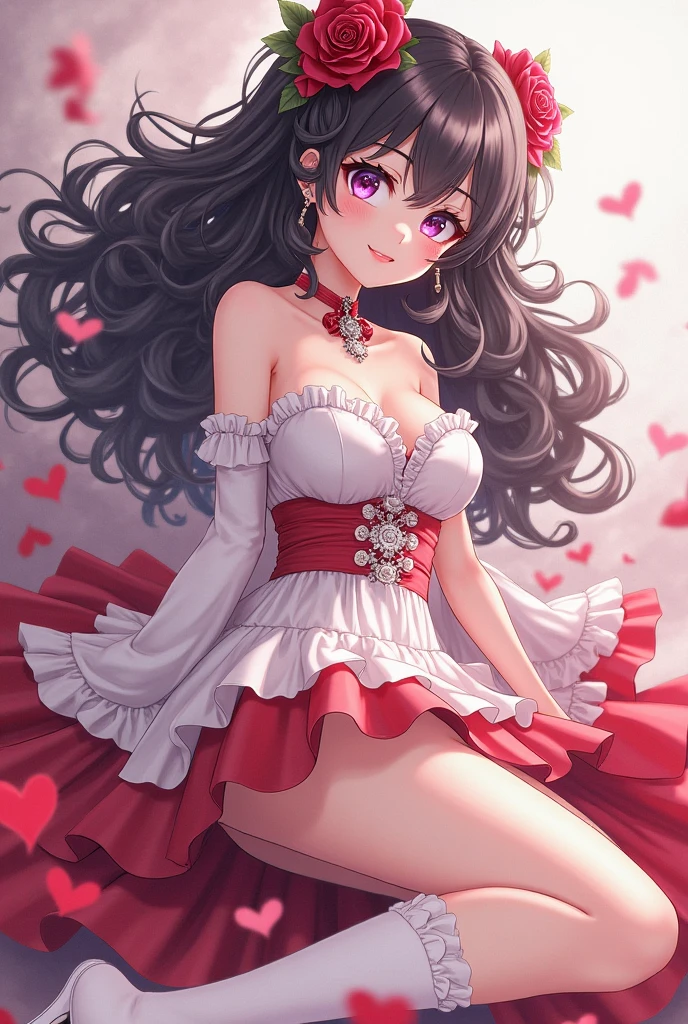 ((Highest quality)), ((masterpiece)), (detailed), (Perfect Face)、The woman is Reika Aoki with semi-long hair、Woman wears Latin dance dress in South America