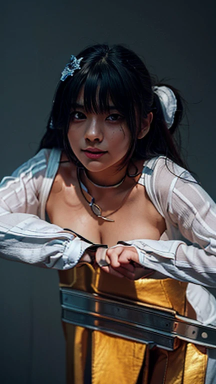 3,(((beautiful girl,Deep V bare chest,cleavage cutout,open cloths,Pure and sexly,Perspective 1.6,Looming,Tight clothing,zipper,Damaged clothes,from below,pointy breasts,The body is curvy:1.5,torpedo breast,Pointed chest,torpedo breasts))),curvy ,High target_solve, clearly_image, Detailed background,best quality, high resolution, 8k画质, Perfect dynamic composition, Charming pose,sexly,Shy,masterpiece, best quality, high resolution, 8k, HDR, raytracing, detailed shadows, beautiful girl, (hyperdetailed:1.15),3