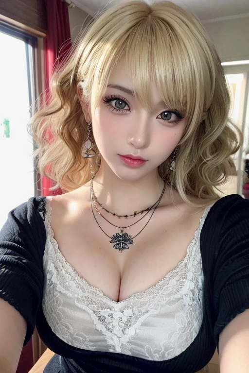 realistic、highest quality、1 girl,cat ears, nurse cap ,From above、 brown short hair、saliva、((heart-shaped pupil)) orgasm、 Sequin Bikini ,Black PVC gloves ,big breasts、wariza