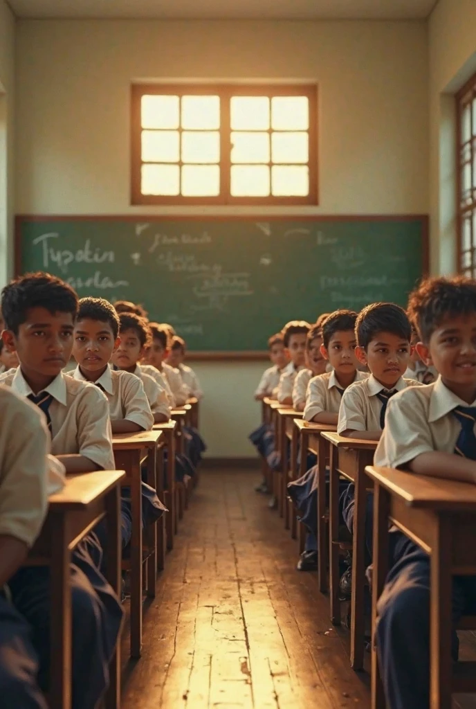 A teacher talking to his 6 students at a table 