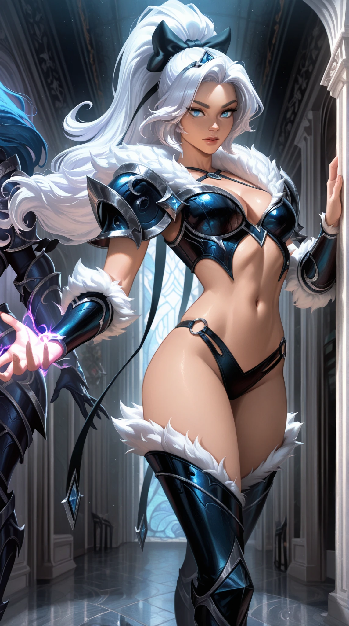 ashe form overwatch showing her boobs