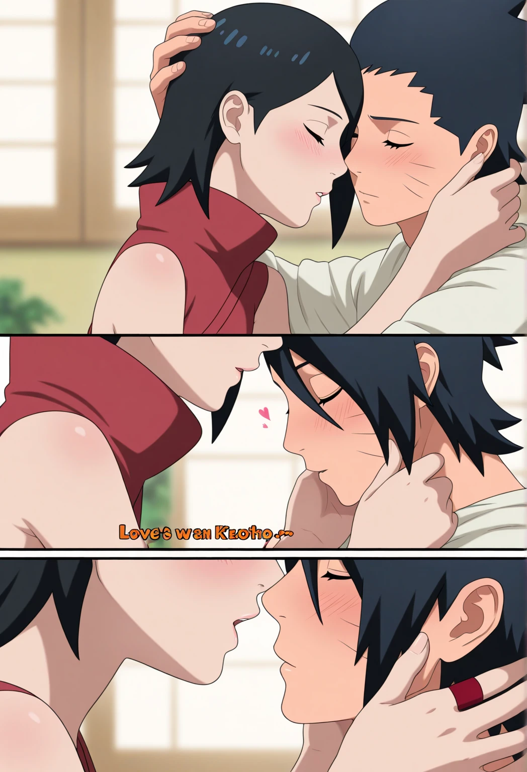 nsfw:1.5,((Highest quality)), ((masterpiece)), (detailed),Momo Yaoyorozu, ponytail、sorry、I have black hair, Troubled face、Embarrassing、Blushing, Ahegao、Eyes Wide Open、Bodysuits, Big Lips, outside, Curvy、(1 old man, a old man is grabbing girl’s breasts from behind)、Overflowing Sex Fluids、Angle from the front