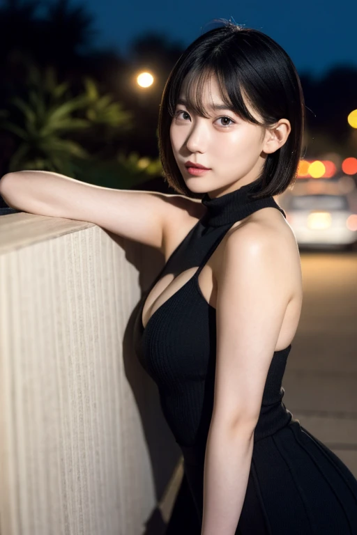 1girl, (usando roupas masculinas e largas),(RAW photo, best quality), (realistic, photo-realistic:1.4), masterpiece, extremamente bonita e atraente, rapper idol, bad girl, feminista, personalidade forte, cara arrogante, extremely detailed, 2k wallpaper, Amazing, finely detail, extremely detailed CG unity 8k wallpaper, ultra-detailed, highres, soft light, beautiful detailed girl, extremely detailed eyes and face, beautiful detailed nose, beautiful detailed eyes,masculina, rapper idol (cinematic lighting:1.4),(in the city at night:2.0),perfect anatomy,(slender body:1.2),(close up face:1.8),(cara séria),(looking at viewer:1.8),(japanese idol:1.8),(wavy shorthair:1.6), (brown eyes:1.8),(fazendo poses:2.0),(cleavage:1.5),