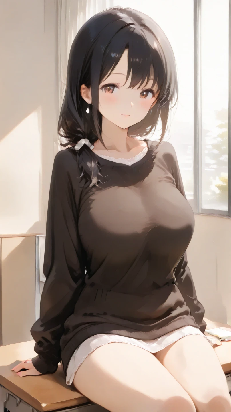 mastute piece,Best Quality,insanely detailed,8k cg,nsfw,
(shoot upper body:1.3),
(1girls:1.3),standing,looking at viewr,body in front,both arms behind back,(ビジネススーツ:1.3),(bare breasts:1.1),(bare nipples:1.1),
break,
blush,shy,(??????? face),(trembling:1.2),break,(light black hair:1.2),
break,
perfect breasts,perfect teats,(open mouth:0.9),(large breasts:1.2),
(オフィス)、
