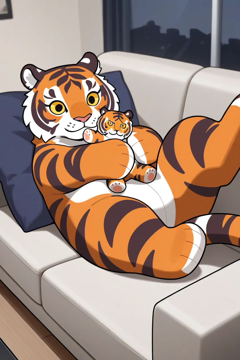 (masterpiece),a tiger-like cute girl,(take off her clothes)(take off her clothes)(take off her clothes)(child),chibi,cat ears,(with bright and happy expressions), spread legs,fullnude、best picture quality and detail,(little guy,chibi),perfect hands, accurate drawing,