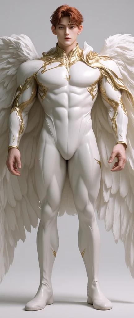 [((highly detailed, detailed eyes, detailed face, clear and realistic facial features, photorealistic, realistic light, cinematic)), (1 man), (((((Gorgeous perfect sexy powerful masculine male angel))))), (((two wings sprouting from behind his back))), ((faint halo)), ((((short blond hair, faintly glowing eyes with white iris)))), ((35 years old)), ((wearing flattering angelic clothes)), (((aura of divine power))), standing in a cozy apartment at nighttime, ((light blush)), (((wearing a clearly indignant expression)))]