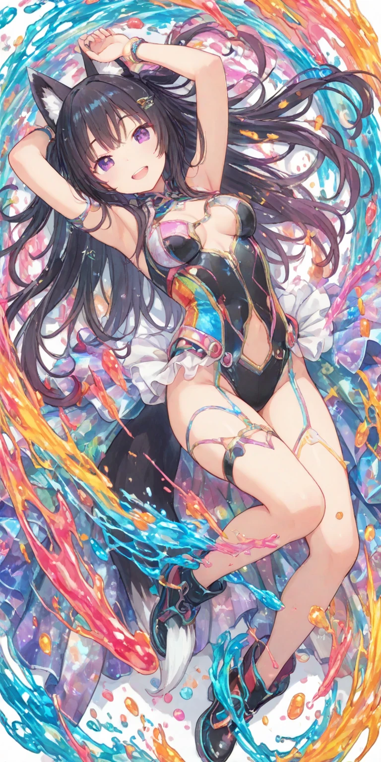 {{amazing quality, great quality, high quality, very aesthetic, aesthetic, best quality}}}},
realistic, photo, shadow, Three-dimensional, absurdres, Digital art,
{{{{Magical girl}}}}, beautiful girl, one girl,
black hair, long straight hair, hair, trimmed hair, shiny hair, blunt bangs, short sideburns,
brown eyes, tareme,
{{flat chest}}, {{small breasts}}, {{detailed body}}, slim thighs, thin thighs, {{{{{Princess Knight}}}}}, {{{{white full body tights}}}}}, {{{golden breastplatered}}}, {{{Visible chest}}}, {{gold chest armor}}, {{gold arm armor}}, {{gold leg armor}}, {{{{covered navel}}}}, {{{both shoulders expose}}}, heart-shaped choker on left arm, upper body, heart brooch, white headband, white circlet, distress, resistance, defeat, inferiority, sexual pleasure, troubled face, shy, orgasm, trembling, disheveled hair, torn clothes, wet clothes, melted clothes, damaged clothes, take off one's clothes, transparent clothes, groin, vagina, {{{{{紳士ハンド}}}}}, monster's hand floating in the air, Massaged by multiple monster's hand, Mangled by multiple monster's hand, multiple perverts, clothed sex, Intercrural legs, rape, bind, restrain the arms, restraining legs, backwards, look back, Landscape, bound by transparent pink tentacles, caught by transparent pink tentacles, Caught in transparent pink tentacles, Transparent pink tentacles caress my nipples, Transparent pink tentacles caress my crotch, Immerse yourself in the cloudy liquid up to your waist, cloudy liquid, get wet, take a bath, wet hair, tentacle bath,