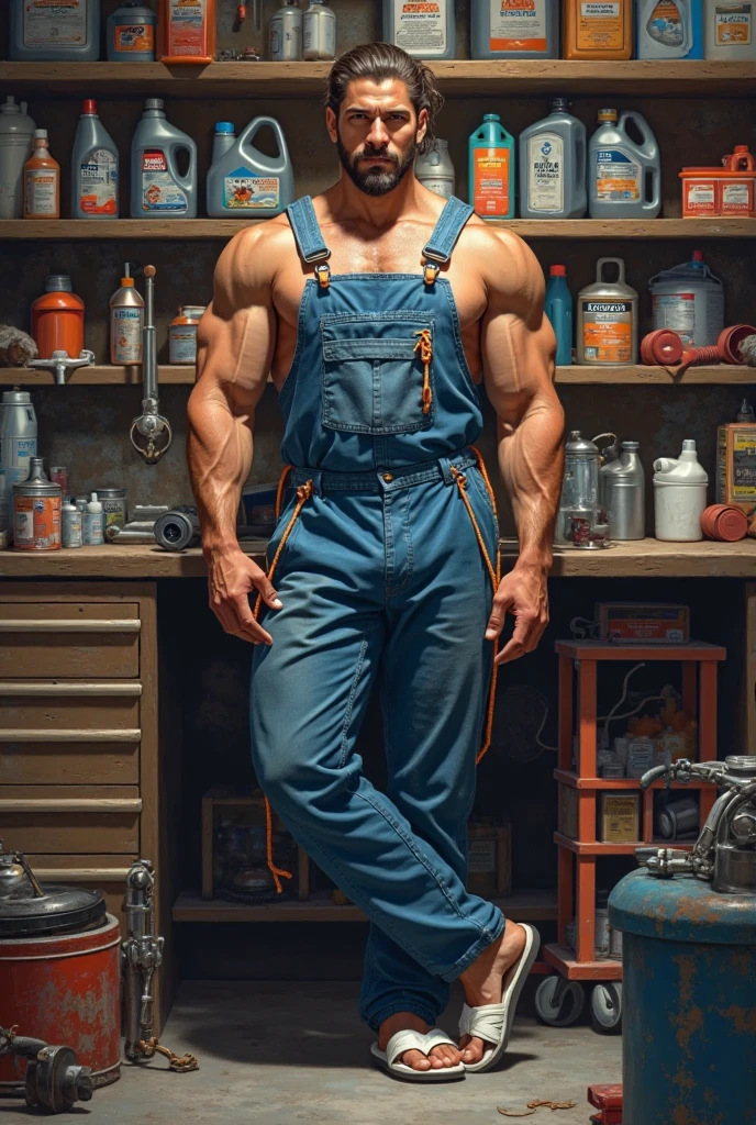 <lora:add_detail:0.6> <lora:OxideTech:0.8> (masterpiece, best quality, realistic, detailed, sharp:1.2), intricate details, oxidetech, (half shot photo of ohearn), wearing overalls, (hands inside pockets:1.2), dirty, post-apocalypse, <lora:BabyDontHurtMeDogu:0.8>