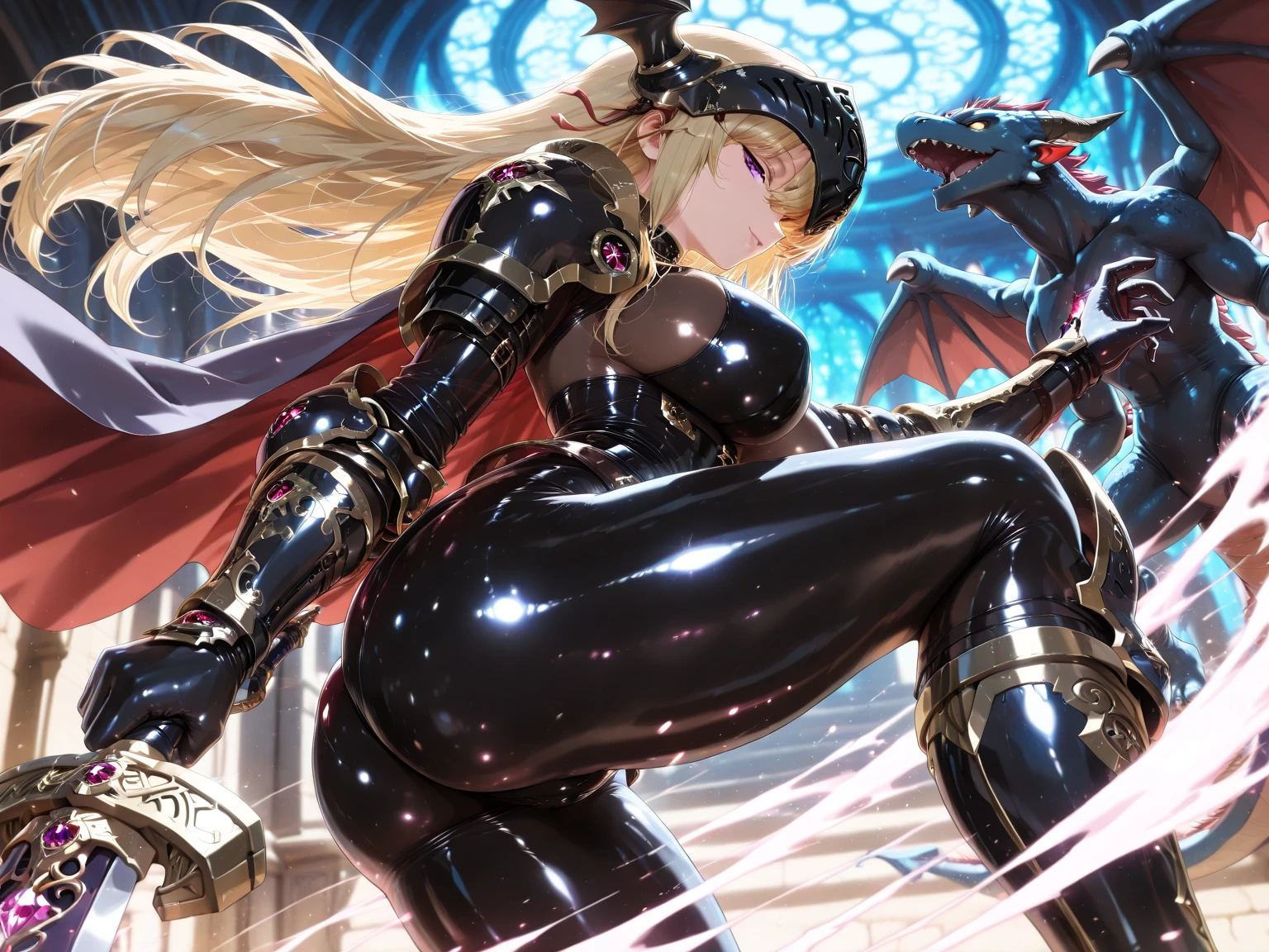 ((Highest quality)), ((masterpiece)), (detailed), (Perfect Face)、The woman is a sexy devil with jet black skin、The woman is being held in the arms of the Demon King, her breasts are being fondled, her whole body is being violated, and he is inserting his penis into her pussy and ejaculating a large amount into her. She is a jet-black female demon having sex with him. She has magnificent demon horns, jet-black wings, and a jet-black tail. Her skin is jet-black, and she is a naked jet-black demon named Princess Leona. She has medium-long light brown hair, and is a demon in both body and mind. She has the expression of a maiden in love.、The woman is having sex with her beloved husband, the dignified and powerful demon king, who holds her in his arms, fondles her breasts, violates her all over, and inserts his penis into her pussy, ejaculating a large amount into her.