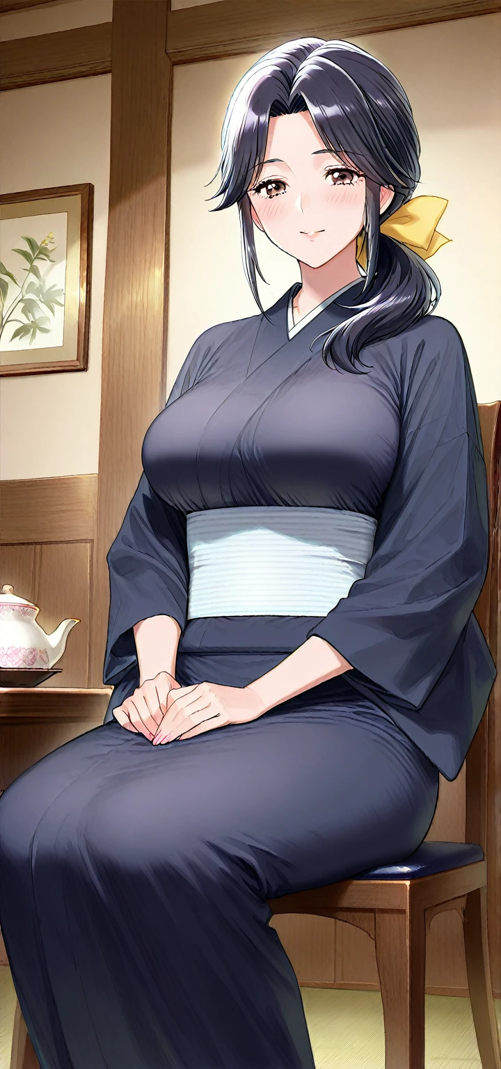 (Night:1.7), east asian architecture,
sitting at attention,sitting on Tatami,
White_kimono,
black_hair, long_hair, hair_pulled_back,parted_lips,purple_eyes, braid,
1 girl, Manga,20yo,mature female,Beautiful Finger,Beautiful long legs,Beautiful body,Beautiful Nose,Beautiful character design, perfect eyes, perfect face,
looking at viewer,(innocent_big_eyes:1.0),(Light_smile:1.0),
official art,extremely detailed CG unity 8k wallpaper, perfect lighting,Colorful, Bright_Front_face_Lighting,
(masterpiece:1.0),(best_quality:1.0), ultra high res,4K,ultra-detailed,
photography, 8K, HDR, highres, absurdres:1.2, Kodak portra 400, film grain, blurry background, bokeh:1.2, lens flare, (vibrant_color:1.2)
(Beautiful,large_Breasts:1.4), (beautiful_face:1.5),(narrow_waist),