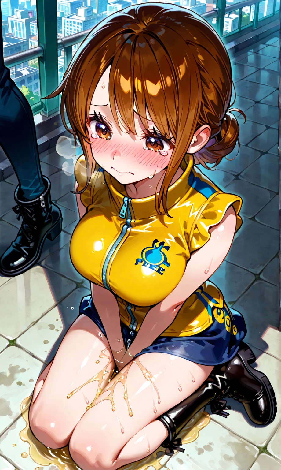 ((best quality)), ((masterpiece)), (detailed),  <lora:add_detail:1>, (misty), <lora:mistyPokemonLora8MB_misty:0.7>, (happy, mouth open, blushing)