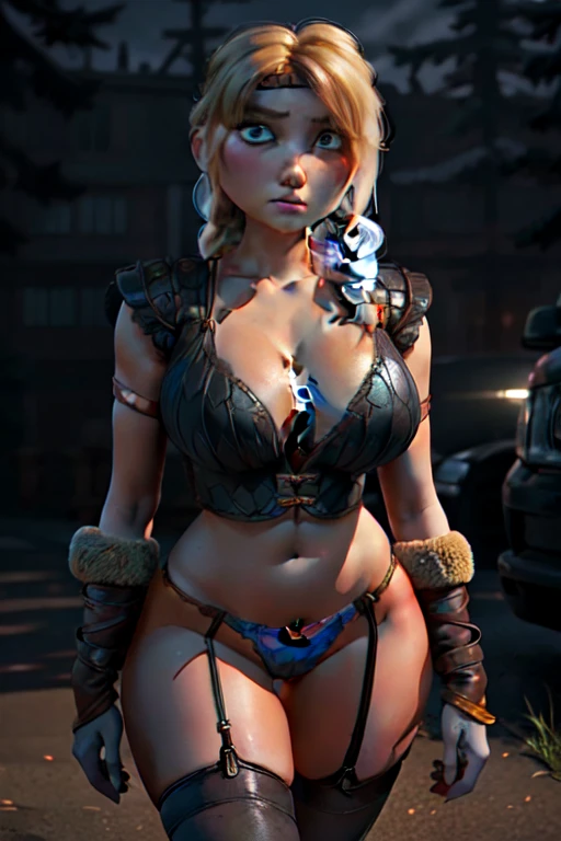 (whole body:1.5),beautiful detailed background, octane rendering, 8K, best quality, masterpiece, illustration, extremely delicate and beautiful, detailed,extremely detailed,CG,Unite,wallpaper,Astonishing, fine details, realistic art: 1.2 ,masterpiece, best quality, official art, extremely detailed CG Unite 8K wallpaper,1 girl, zelda, wearing skimpy lingerie, on knees,hands tied behind back, mouth gagged, worried expression, green eyes, pretty symetrical face, oily wet skin, tanned skin, freckles, thin waist, narrow hips, tight apple ass, small breasts, Looking off to the side , Realistic photos, (hiqcgbody) ,perfect female figure, dark gothic rooftop background