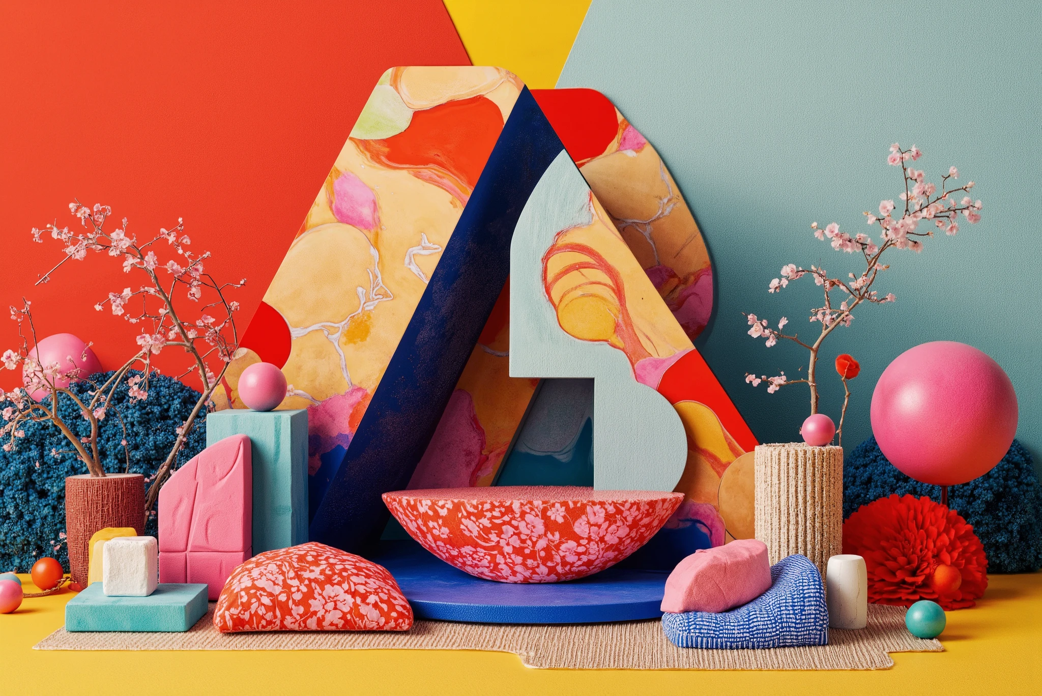 Geometry Model、Oil Eke Art、colorful、Artwork、COOL JAPAN