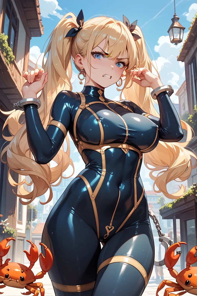 ((masterpiece)), ((best quality)), 1girl, adult, long hair, big bust, ((blonde hair)), very long blonde hair, ((intimidant look)), ((close-up)), profile image, green eyes, black and red clothes, sexy, dark colors, brillant eyes, ((coat with fur)), ((wavy hair)), exposed skin, ((sexy pose)), ((intimidant look)), good anatomy, ((dark sage clothes)), ((straight cut bangs)), emotionless, intimidant, ((beautiful eyes)), dark background, close up, ((detailed eyes)), beautiful eyes, ((detailed face)), hair bang, frontal look, evil, relaxed, smile, magical goddess othinus, abs, detailed face, eyepatch, huge tits, full body, ((detailed))