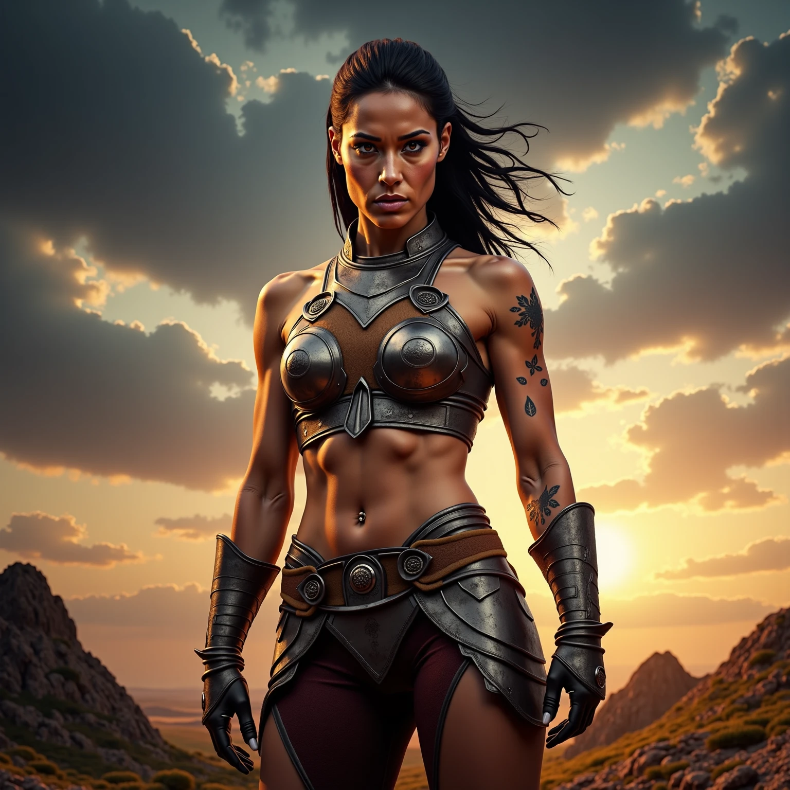 The strongest woman on earch. Super muscular