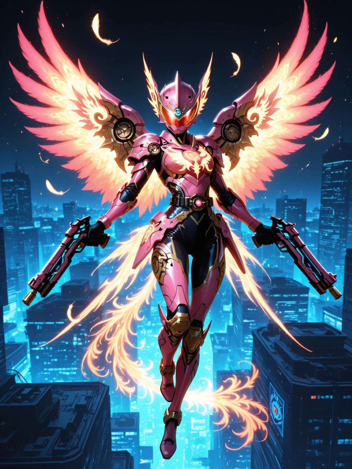 [ angel wings :  succubus:0.5],
([ cyberpunk : steampunk :0.5]:1.1),
[ futuristic:clockwork  :0.5], motivated light, horns, tail, red skin, colored skin, mechanical, robotic, neon lights, glowing, holograms
<lora:add_detail:0.4>
