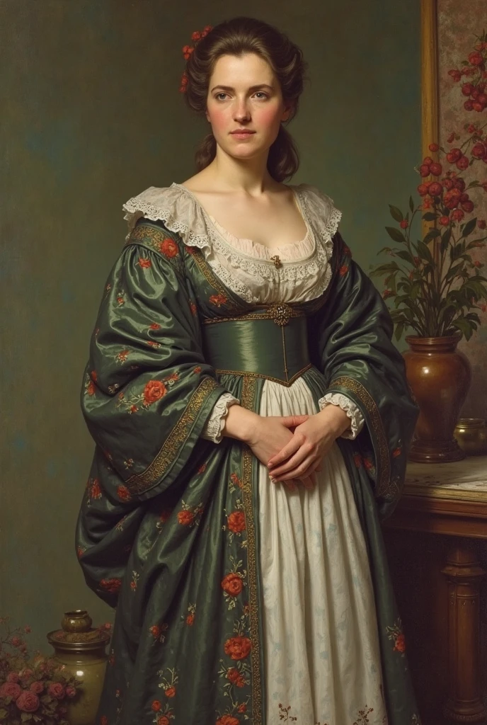 Girl in green dress,Charles Sillem Lidderdale,Based on Sophie Jumbre Anderson,Julius LeBron Stewart,Beautiful Victorian woman,Joseph Noel Paton,Portrait of a Victorian woman,Charles Joshua Chaplin,Sophie Genbre Anderson,Inspired by Julius LeBron Stewart,portrait of a princess,Victorian painting,Victorian ladies