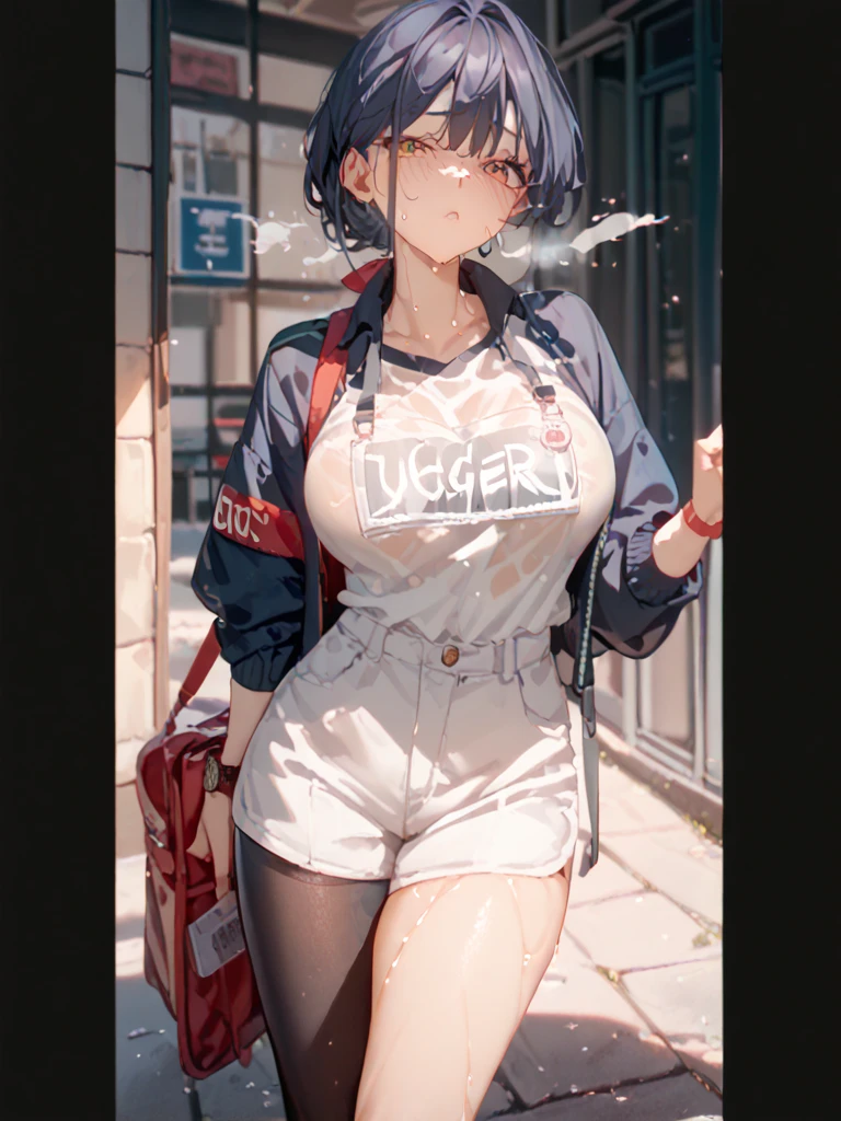 anime: 0.8), 6+ girl, (12 year old girl: 1.4), A neat and clean woman, (Ample breasts: 1.4), (Cheeky Smile: 1.1), (Black knee socks: 1.1), camisole, mesh (Tank top: 0.9), (Tube top: 1.1), T-Shirts, Off-the-shoulder crop top, mini skirt, sneakers, Sandals, (denim: 0.9), (Shorts: 0.9), Compression shorts, (hoodie: 1.1), (Track jacket: 1.1), (Windbreaker: 1.1), (Jeans jacket: 1.1), (Unzip: 1.2), Open Front, AEON Shopping
