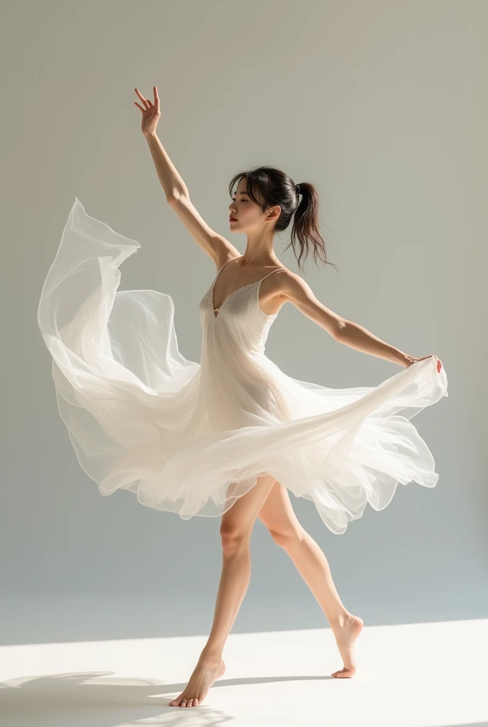 realistic dancing woman 18k