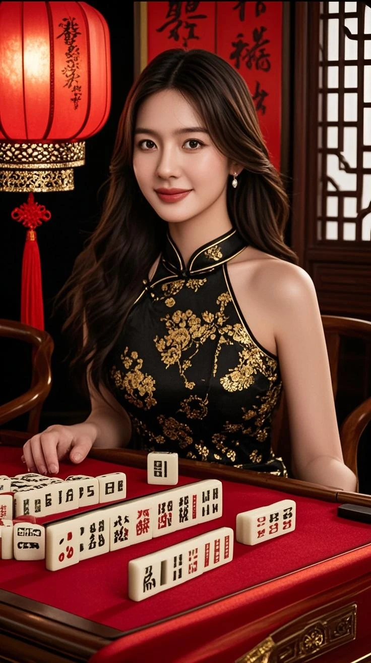 (((best quality))),(((ultra detailed))),(((masterpiece))),illustration,1girl,glamorous,strapless black bra,seductive,alluring,curves,delicate shoulders,bright eyes,almond-shaped,enchanting gaze,deep red lips,matching nail color,sparkling earrings,dangle,delicate necklace,shimmering pendant,casino,dimly lit,mystery,excitement,smell of cigarettes,perfume,faint scent of money,expensive paintings,intricate patterns,wealth,rich red carpet,Gambling table, gambling tools,cards,dice,small stool,slot machine,bright lights,melodic sounds,confidence,sexuality,center of attention,object of desire,mystery,atmosphere,captivating,intriguing,hidden world,excitement,danger,seduction,standing,from front,close-up of face