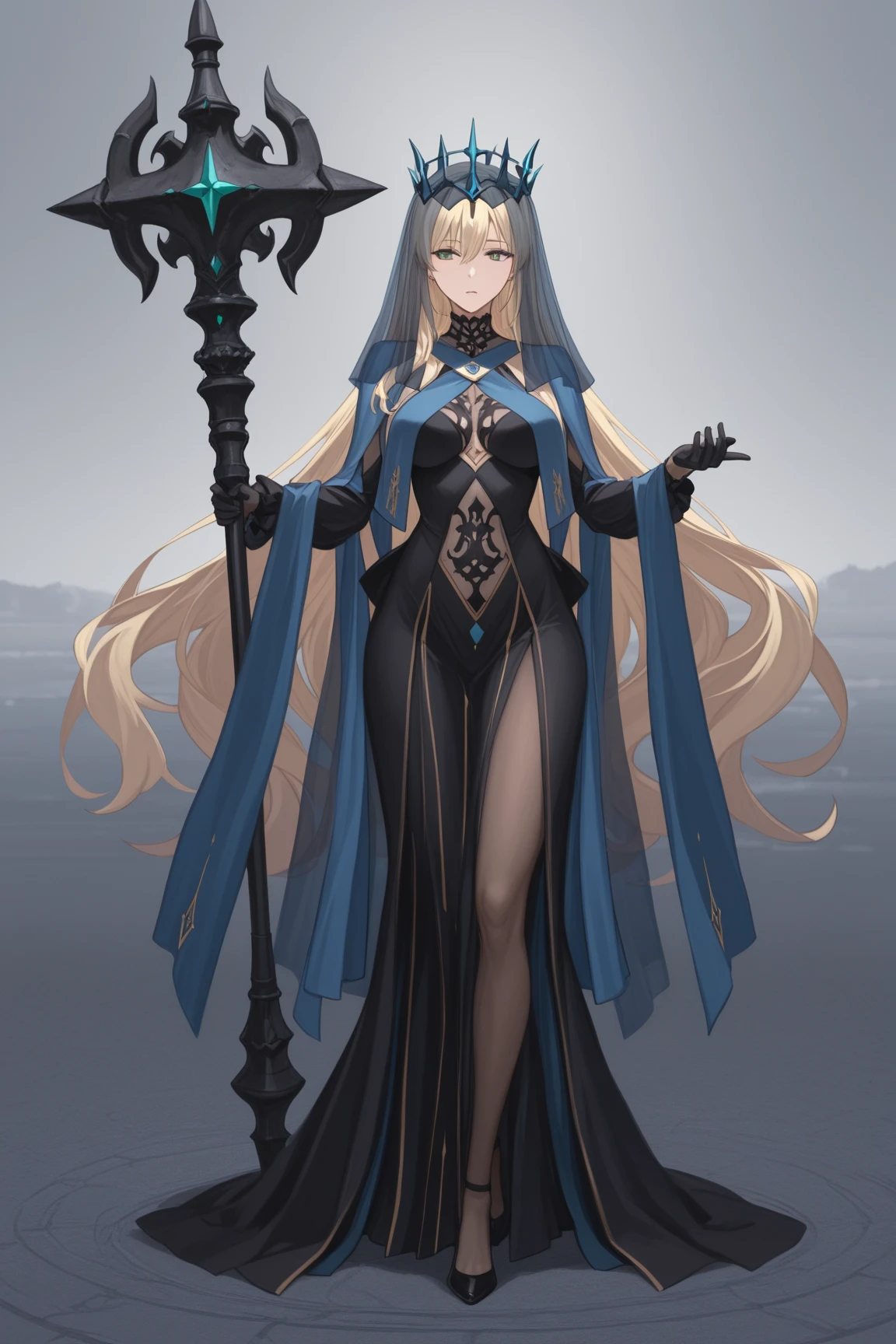 black - haired mage, dark sorceress full view, dark sorceress fullbody pose, dark witch character, epic mage girl character, female mage, female mage!, beautiful celestial mage, dark sorceress, a beautiful sorceress, sorceress, mage, solo, Negative prompt