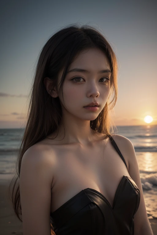 （（（（（（All Nude））））））（（（（（（（（Nipples、pubic hair））））））））1girl in,Very beautiful 16 year old Japan woman、beautidful eyes、cleavage of the breast、the wind、A beautiful moonlit night、cloudy ash sky、It's raining a little、Body like a model、JumpHigh-level image quality、Top image quality、Looking at the camera、Focus on the eyealdives、shores、I found a cave in the jungle and went inside.I found a colorful bird