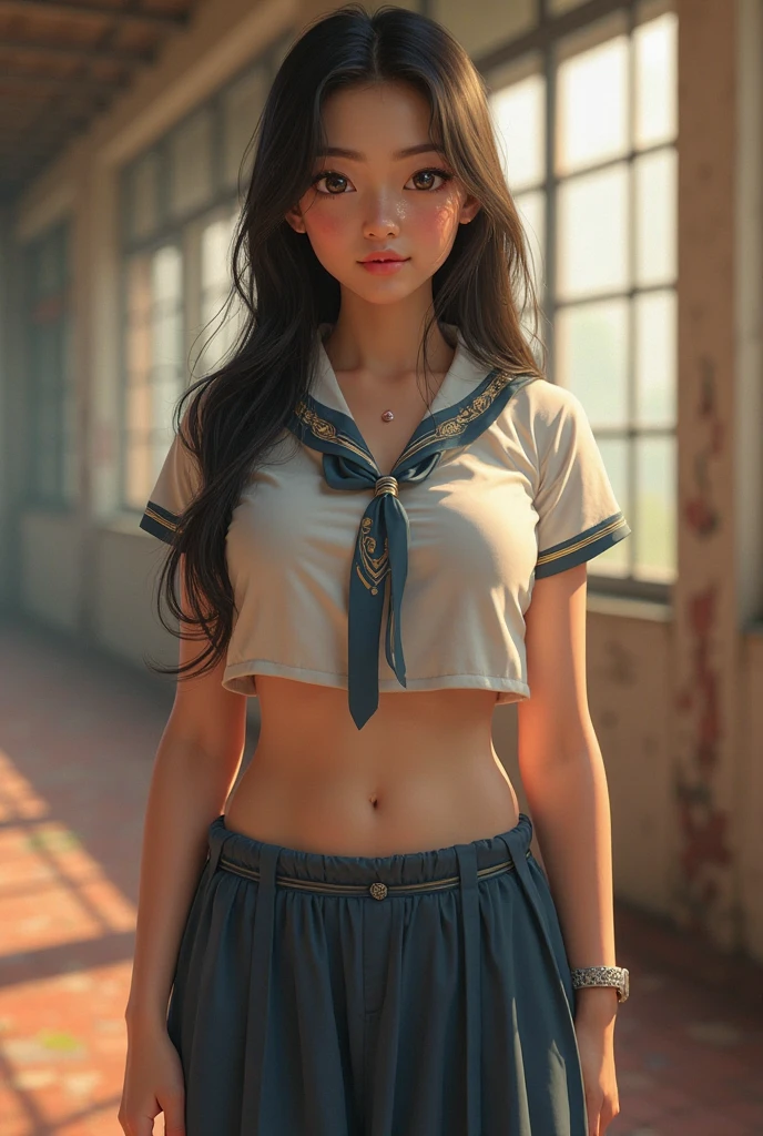 I saw Thai schoolgirl underwear.