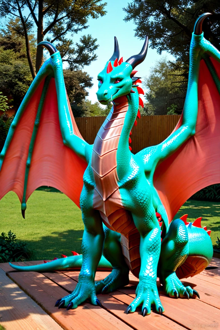 (raw, cinematic:1.2, realistic, tailless, detailed fur:1.3, fluffy:1.3, furry:1.3, feral), zPDXL2, ((((duo)))), male, ((((dragon, feral)))), backlightning, cute, (((side view:1.2))), (((leaning on table))), park, ((((hyper, equine penis, erection, pink penis, pink balls, veiny penis, huge penis, huge balls, excessive cum, anal, huge belly, standing, doggystyle)))), ((((excessive anal feces, hyper belly))))