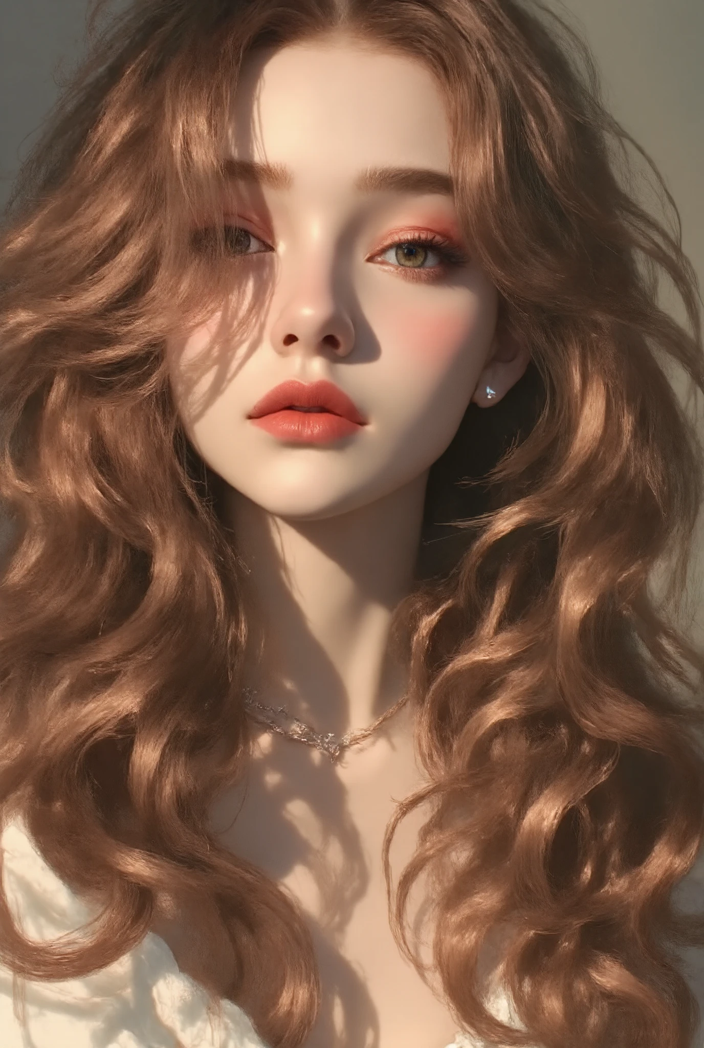 highest quality、Perfect Face、Perfect Style、perfect body、Sunburn、beautiful lady、mature、long curly layer brown hair、Swept-back hair、full body, sexly 、charming、healthy、of the highest quality、8K、
a beautiful lady in dress posing, in the style of liam sharp, 32k uhd, webcam, iPhone RAW quality photography, brightened colors, nature in theme, eve ventrue, smooth and curved lines, mid body shot, intensity but pleasant in facial expression. Avant-garde