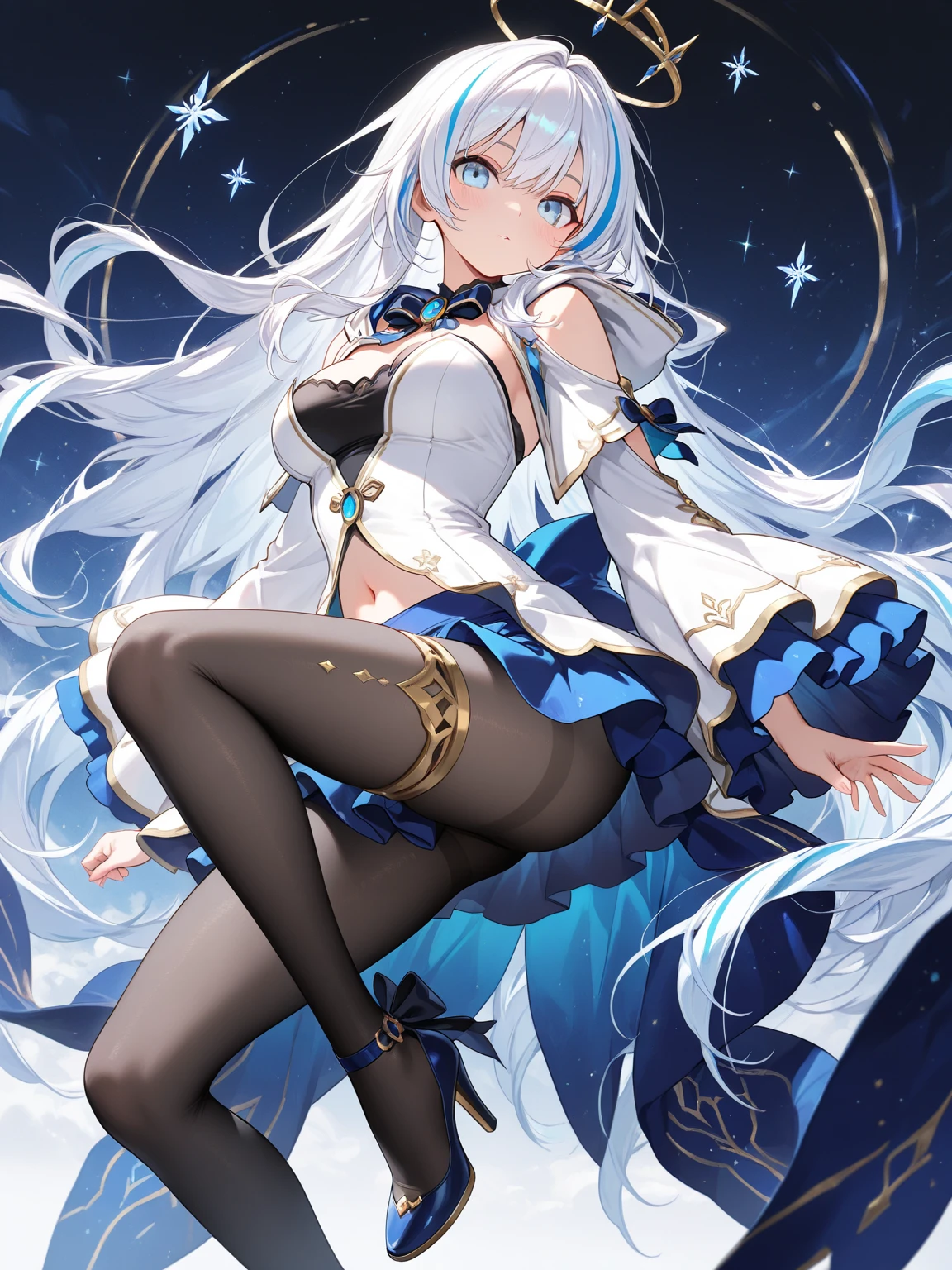 (((1girl))), ((best quality)), ((masterpiece)), ((ultra-detailed)), (illustration), (detailed light), (an extremely delicate and beautiful), (beautiful detailed eyes), (sunlight), ((extremely light)), ((extremely clothes)), (((hyper detail))),(((((front lighting))))),(((((front light))))),
((((quite adorable magical dress with brief pleated skirt and magical hat)))),
, (((Mage))),
(((wavy long hair))), ((((platinum blonde hair)))), (((long hair))),
(((crystal blue eyes))),
((((whole body)))), aged 5 to 8, ((((())))), (((((quite adorable young girl))))),
(((condescending expression))), (mischievous smile with sexual satisfaction), (((extra adorable))), (((extra slender shape))),
(((extremely beautiful detailed face))),
((elegant magic gloves)),
((elegant magic boots)),
(((bravely and dynamically attacking enemies with a Magic of Light Beams))), ((Dutch angle)), (((magical panties))), ((((rear view)))),
(((()))),
(((extremely thin thighagical stockings)))