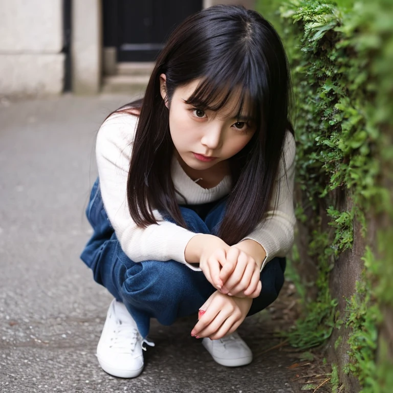 Kasumi, brown eyes, (best quality, ultra-detailed), (realistic:1.37), beautiful and detailed face, ultra-realistic texture, delicate face, delicate body, red lipstick, bright colors. High definition, 8K