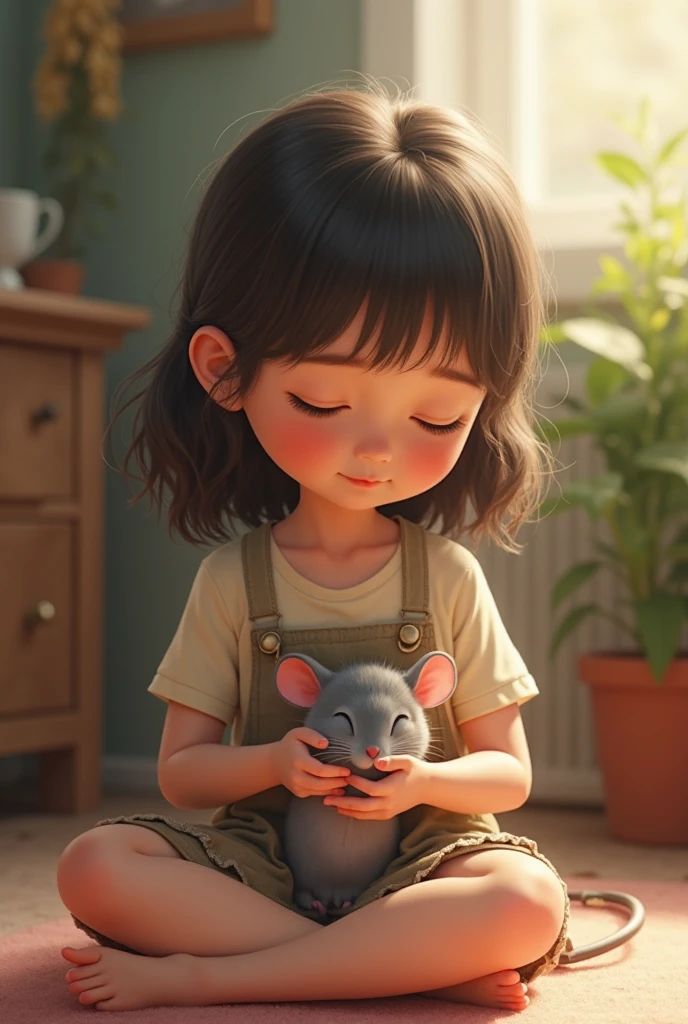 ??? holding a rat