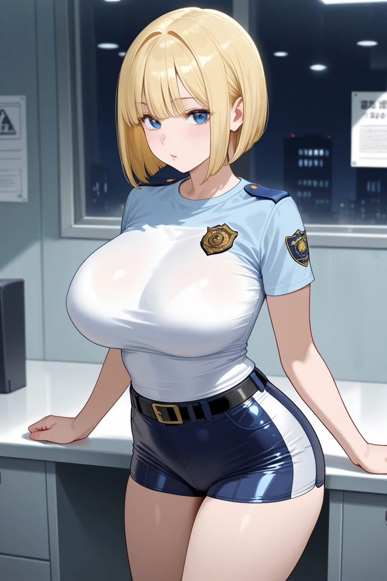 nsfw,Super detailed,(((masterpiece))),(((highest quality))),(Night Battlefield:1.3),((blonde side ponytail long hair,pointed ears:1.5)),(Redeye:0.6),(black skin black skin oil skin:1.5)(huge breasts:1.2),(model:1.1),(tattoo),(first round),(natural makeup),(shiny clothes,shiny body,shiny paws),(ecstasy:1.3),(five fingers),(((see-through black military combat uniform:1.5))), (shiny clothes:0.8),(tattoo:1.1),(vapor,Sweat:1.1),cowboy shot, (blush:0.9),((perfect fingers:1.1)),