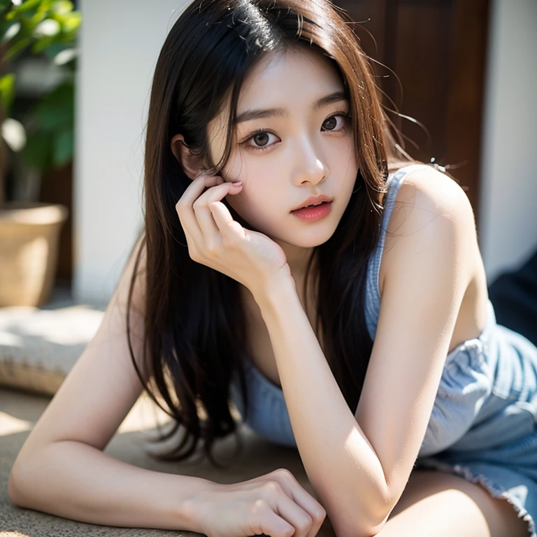 papel de parede CG Unity 8k altamente detalhado, of the highest quality, super verbose, tabletop, realisitic, fotografiarealisitic, beautiful girl extremely detailed, age 25, neckleace , (sweated) , round eyes, spying on the spectator, blush, ssmile, parted lip, Semi-body shot , realisitic、track suit、realisitic reproduction with vests , knickers , squatt, Sports Academy, shorth hair