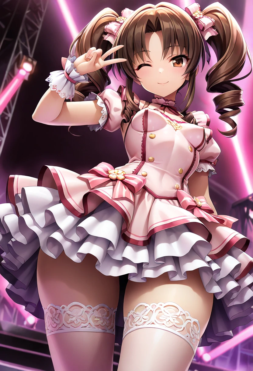 girl, idol, spread legs, from below