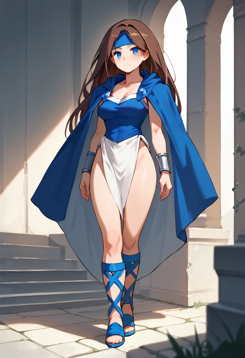 Latina with long dark brown hair big boobs big hazel eyes big bum big thighs in heels