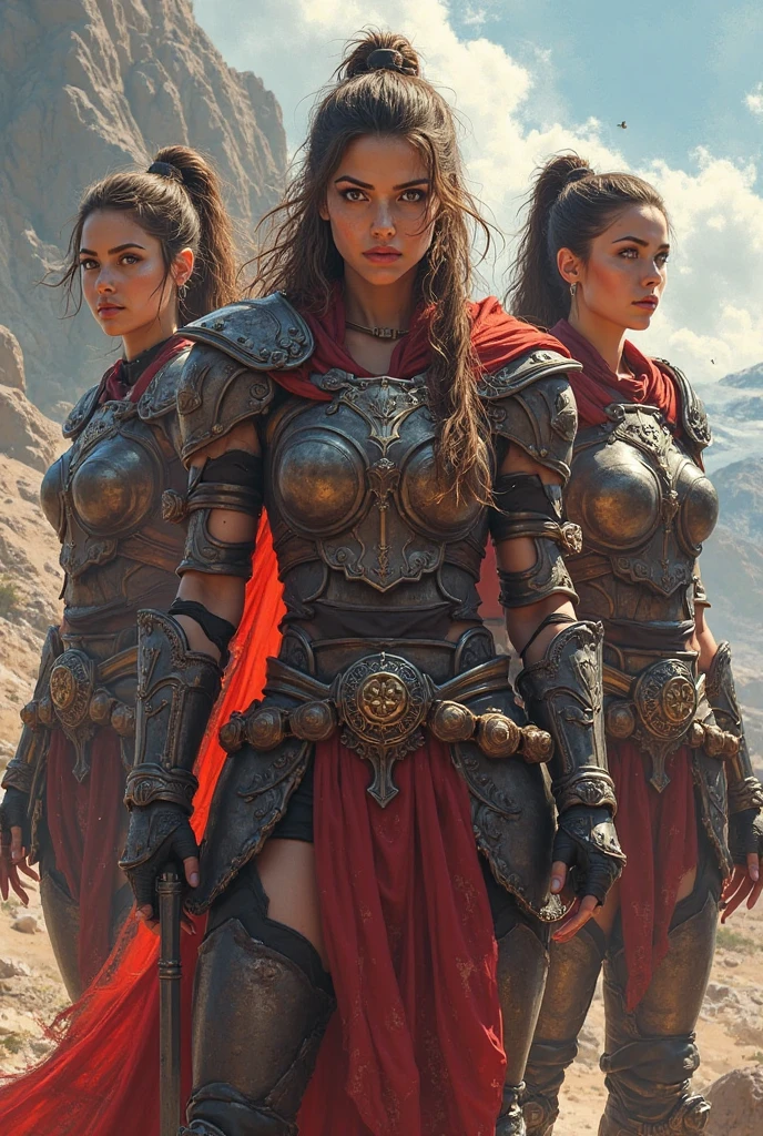 Paint fearless female warriors—bring your battle-ready heroines to life!