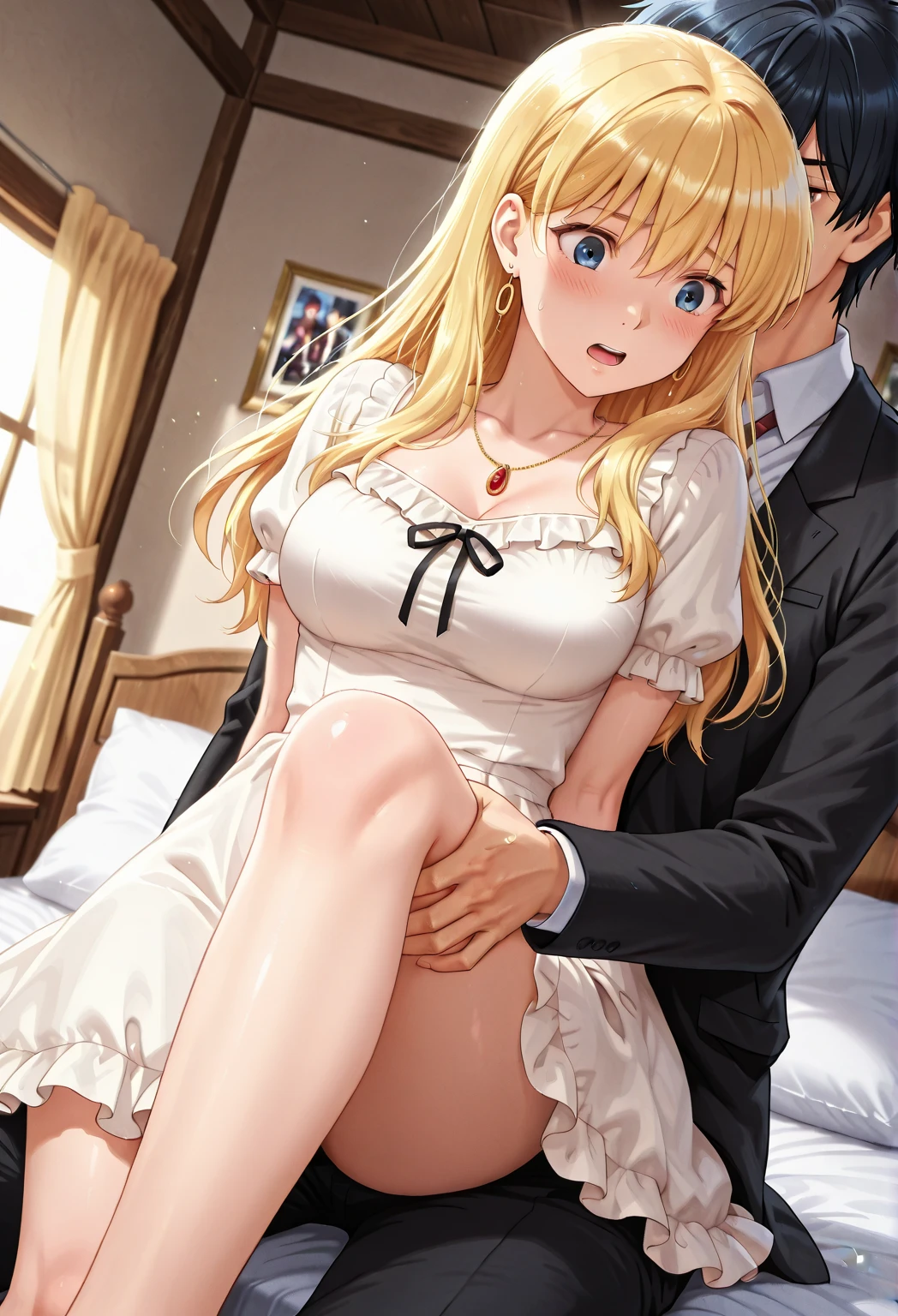 a father（he had been brainwashing by his secondson , crossdressing , bride of his secondson, wear sexy lingerie,has first night sex with his secondson ,He's made to forget all about being a father)