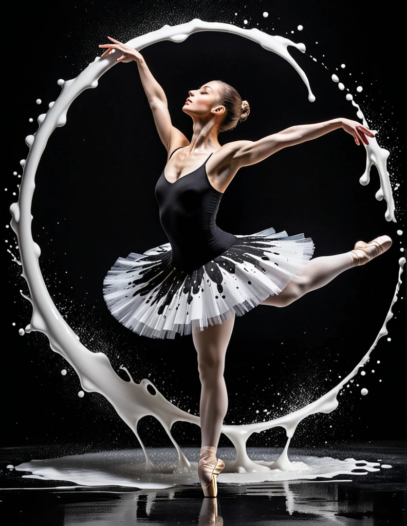 arafed woman in a white dress and ballet shoes posing for a picture, ballerina, pointe pose, ballet dancer, dressed as a ballerina, pointè pose, ballet style pose, ballet pose, tendu pose, ballet, prima ballerina, wearing a tutu, playful pose of a dancer, classic dancer striking a pose, portrait of a ballerina, anna nikonova, high quality, (RAW photo, best quality), (realistic, photorealistic: 1.4), (extremely delicate and beautiful: 1.4), amazing, fine details, masterpiece, ultra detailed, high resolution, best illustration, best shadow, intricate, ( extremely intricate: 1.2), (exquisitely detailed skin), cinematic light, perfect anatomy, (cool color: 1.4), sharp focus, 8k UHD, DSLR, (Fujifilm XT3),(iluminación cinematográfica :1.4), (partículas flotantes, agua mágica:1.4), (fondo agua lago río hielo congelado :1.4), (fondo colored glass background blue :1.4) 