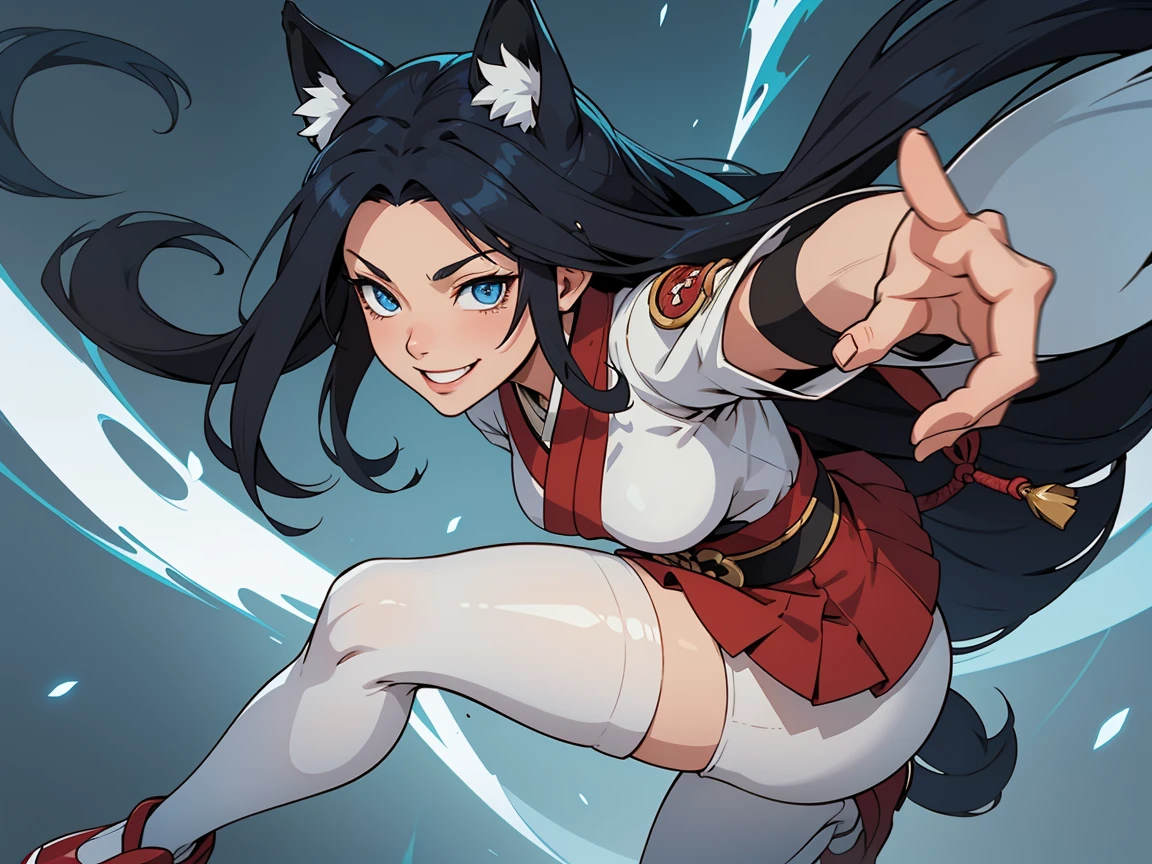 Female furry wolf with red fur