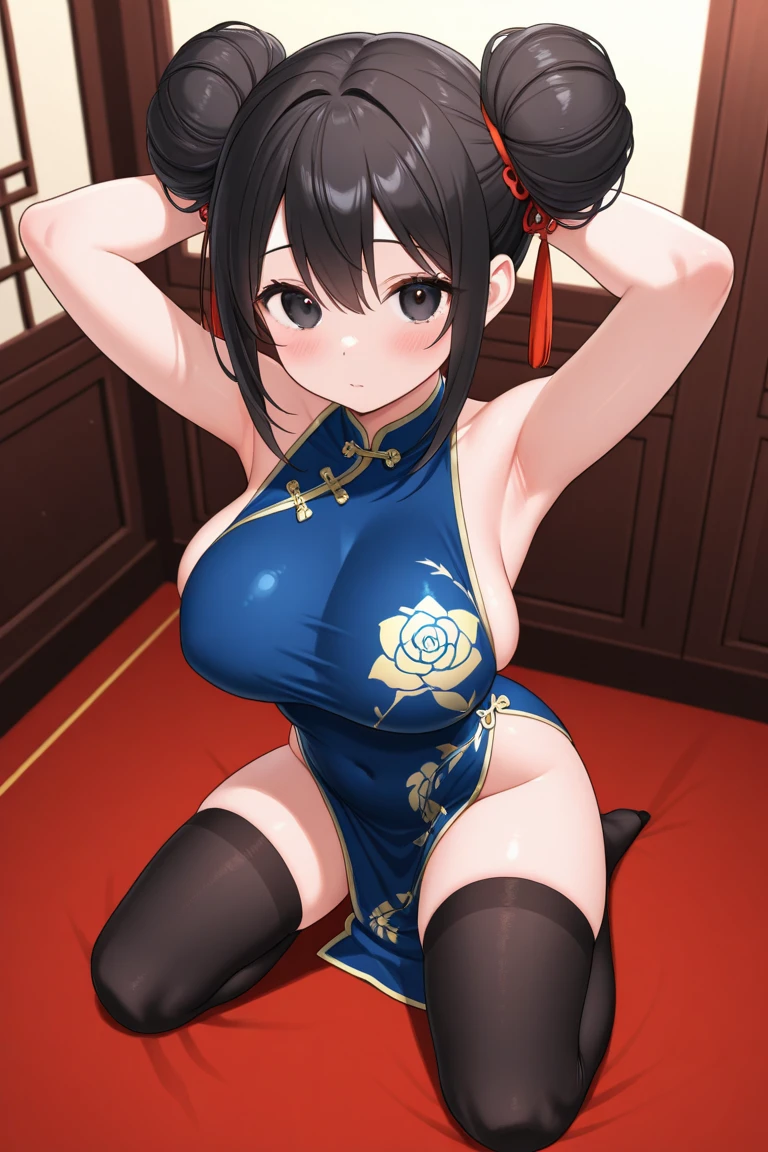 Sexy Chinese cheongsam, Bare shoulders, best quality, (8K), (4K),(masterpiece), (best quality), Very detailed, Game CG, Beautiful Body, Beautiful nose, Beautiful character design, perfect eyes, perfect face, (1 girl:1.2), (full_Body:1.3), Beautiful Body,Beautiful nose,Beautiful character design, perfect eyes, perfect face, Full body picture,Smile,shy, Chinese-style cheongsam,harem