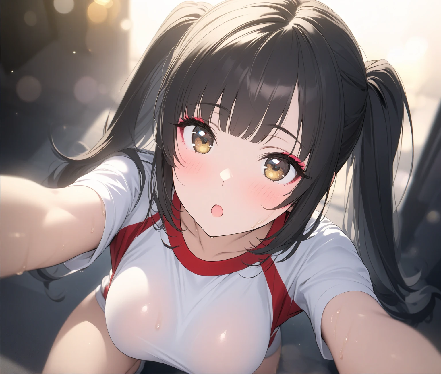 (((Browsing Caution, Close Up Facial  , Front view , From below , Movie angle))) ,(On all fours), break、（ 1girl、1boy）, 20-year-old, (close your eyes),(((Embarrassing, Excited, Fascinating, In the heat, orgasm,Blushing,shortness of breath, Very humid,vapor、Man grabbing woman&#39;s breastan behind))) , break (((Bright pink and green hair))),(Semi-long hair tied in one piece、Add a light pink ribbon to the end.:1.3),(((Two-part bangs , middle part, Bangs parted in the middle, Side-swept bangs))), (amount:1.3), (Small breasts:1.0) ,((Sweaty skin, Dripping , girl trembling with Sexual climax, Cum in pussy, pubic hair)) ,Thin dots, feminine, Slightly muscular, Dynamic pose,((((vagina,Sex, A boy and his penis,Heterolo, Women in front and men in back , dorsal position,  Cum in pussy, pubic hair)))), break, (((White - Solid - Short Sleeve - Safari Shirt   ,Bottomless))), break, (((Midnight,On the bed))),(masterpiece), (Realistic), (Highest quality), (Super detailed), wonderful, ((A face with attention to detail)) , clavicle, High resolution , (Super detailed), Smooth, 16K, Vibrant colors,vagina,Sex,