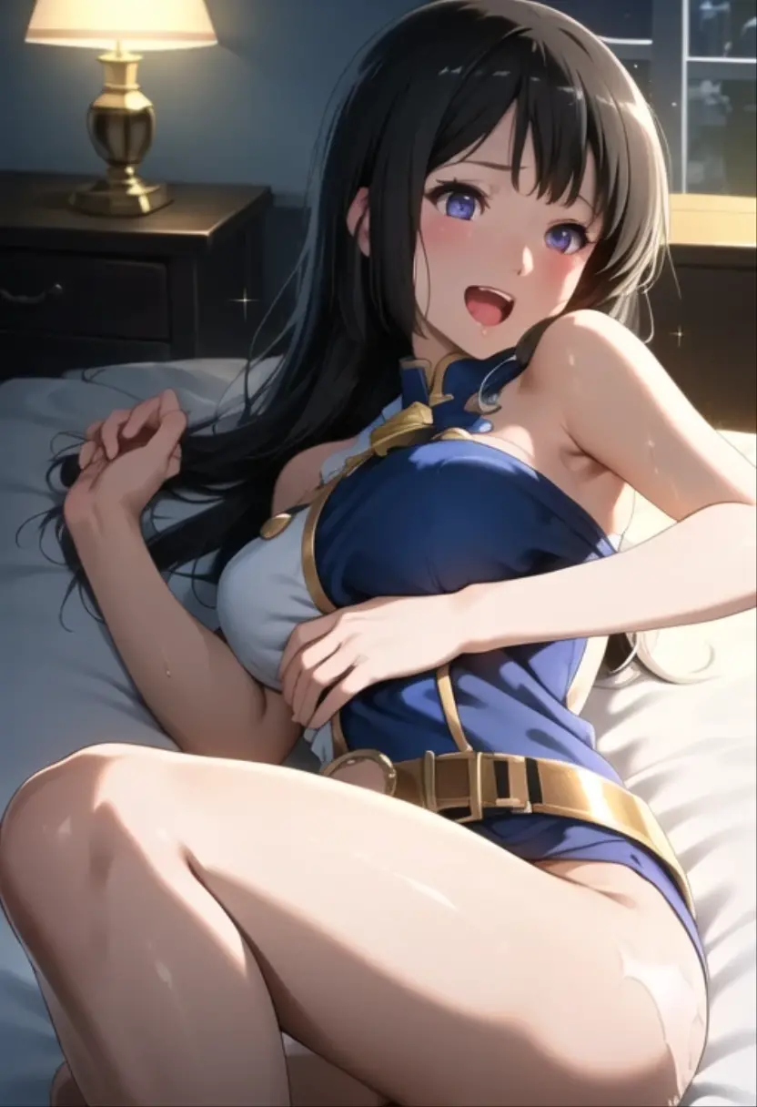 masterpiece, highest quality, High resolution, 1 Girl, nadia, white tube top, red short vest, (Nadia la Arwall:1.3), Dark blue short hair, Diamond-shaped gemstone necklace, Lower body exposed, NSFW, (1 40-year-old mafia man, penis:1.4), Perfect Anatomy, (mating press:1.2), sexual intercourse, ((((Penis enters the vagina)))), behind, Spread your legs, Beautiful vagina depiction, (blush), ((Binding, Rotate your arms behind your back:1.2)), ((Restrained by rope)), Bondage sexual intercourse