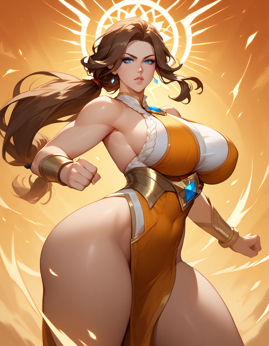 Uma mulher Moreno, de cabelo afro cabelo caindo para frente, Rasta type but braided,tiro de corpo inteiro, Olhos firmes, olhando para frente, Lightning in the sky, arms extended, olhando para frente, parado no topo de uma montanha, manto e capa vermelhos, cruz brilhante no a , com seios bonitos, Perfect Summoning Body, Barefoot female, Levitando, Hooded robes and arms raised on a broken earth;, luz de lava brilhante de baixo do campo de asteroides (rochas irregulares, pedregulhos e detritos disparando para o com , 4K realista com penas laranjas, with a serious expression and looking forward, corpo inteiro. a wide thigh is beautiful a woman, com seios lindos corpo perfeito, uma coxa larga, is beautiful a destination with ,vario expression sexual pose, erótic