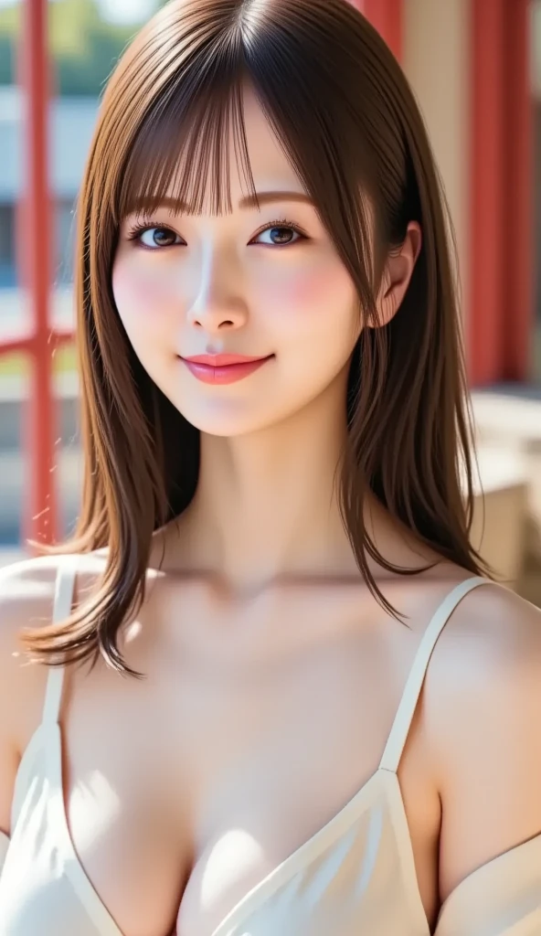 one girl, (a beauty girl, delicate girl:1.3), (14 years old:1.3),
break, (spring, Colorful clothes:1.3),
break, (amusement park:1.3), (Cherry blossoms fall:1.3), (wool gloves), perfectly trimmed fingers,
break, Extremely fine resolution, (Symmetrical eyes:1.3),
break, Small breasts, Brown eyes, parted bangs, brown hair, girl,
break, (Eye and facial details:1.0), (Get closer to the face, Make your face bigger, Face Focus:1.0),Face close-up,
break, (masterpiece, highest quality, Very detailed, Detailed face, 8k),SakuraFubuki,Cherry blossom petals,smile,Random Pause、blue eyes、white gloves,ponytail、SakuraFubuki、gloves、break,look back,smile、closeup shot , (masterpiece、highest quality、Official Art:1.2)、(colorful)、Seeing the viewer、1 girl、Portraiture、alone、Colorful floating objects 、peekaboo、touching hair、balloon、amusement park、festival、White dress、Hurrah!、bye bye、Random sexy poses