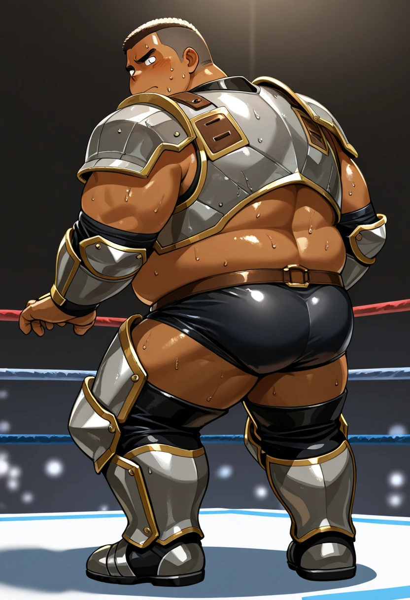 There is only one handsome Chinese man in the photo,35 years old,tall, Fitness,Smooth body,Smooth skin,No chest hair,short hair, O-Shaped Beard,Perfect body, Dark skin color,Radiant Skin,Smooth skin,Shiny, shiny skin,Smooth pectoral muscles,Muscle bulge, muscular, Very large pectoral muscles,Very sexy abdominal muscles,Very well-developed leg muscles,Huge concave and convex area,Brightens oily skin,Wearing a shiny gold leather thong,Handsome face,Normal human toes,Correct and accurate male body proportions,Gold Collar,Gold bracelet,Gold anklets,Stand on a glacier,Night sky,A sky full of stars,There are auroras,Colorful,Charming dream scene,Epic。